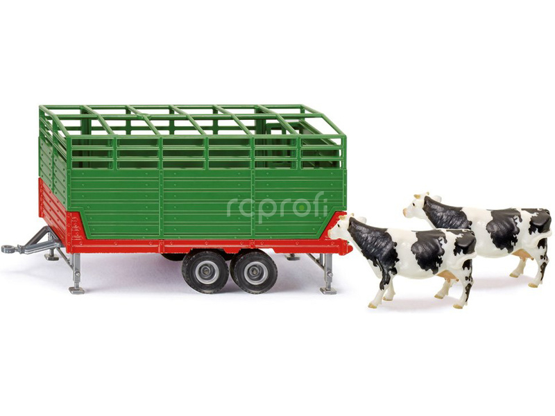 SIKU Farmer - přívěs na přepravu dobytka 1:32