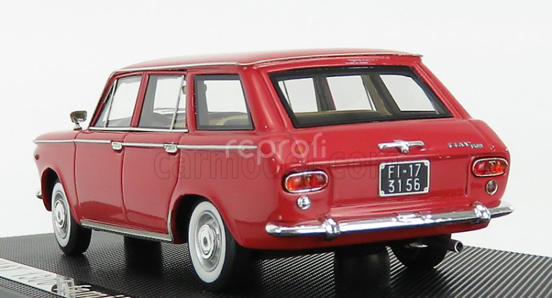 Silas Fiat 1300 Familiare 1961 - White Wheels 1:43 Rosso Scuro - Tmavě Červená