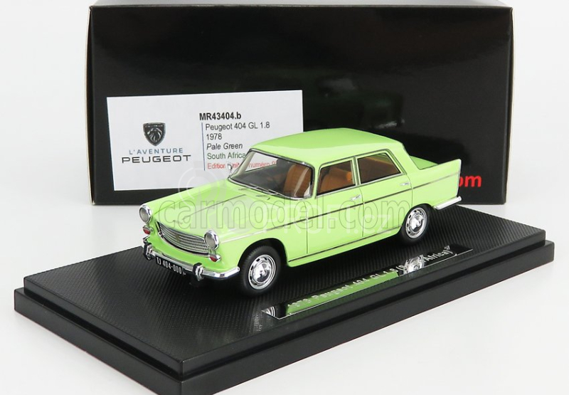 Silas Peugeot 404 Gl 1.8 1978 1:43 Bledě Zelená