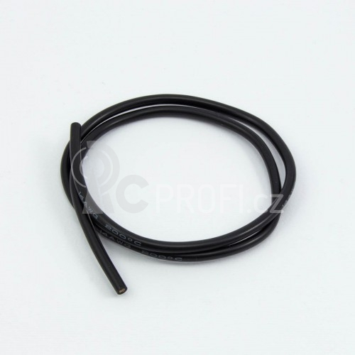 Silikonový kabel 1,8qmm, 16AWG, 0,5metr, černý