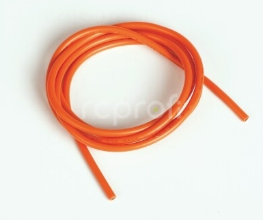 Silikonový kabel 2,0qmm, 14AWG, 1metr, oranžový
