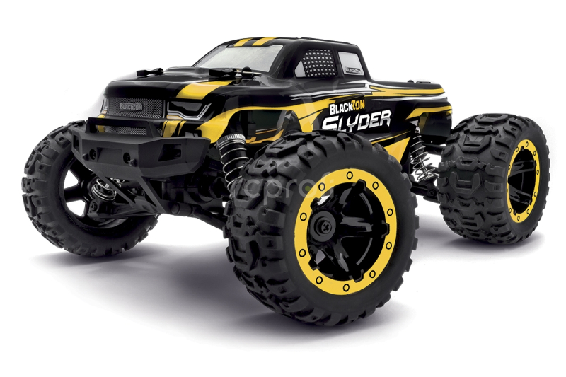 RC auto Slyder MT 1/16 4WD Electric Monster Truck, žlutá