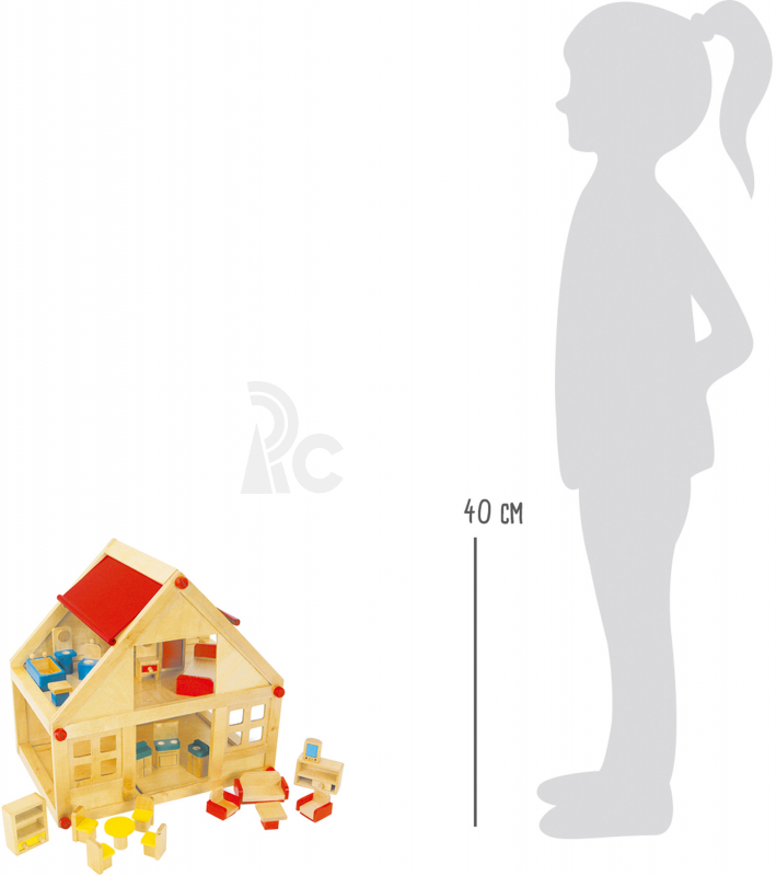 Small Foot Obytný dům pro panenky včetně nábytku