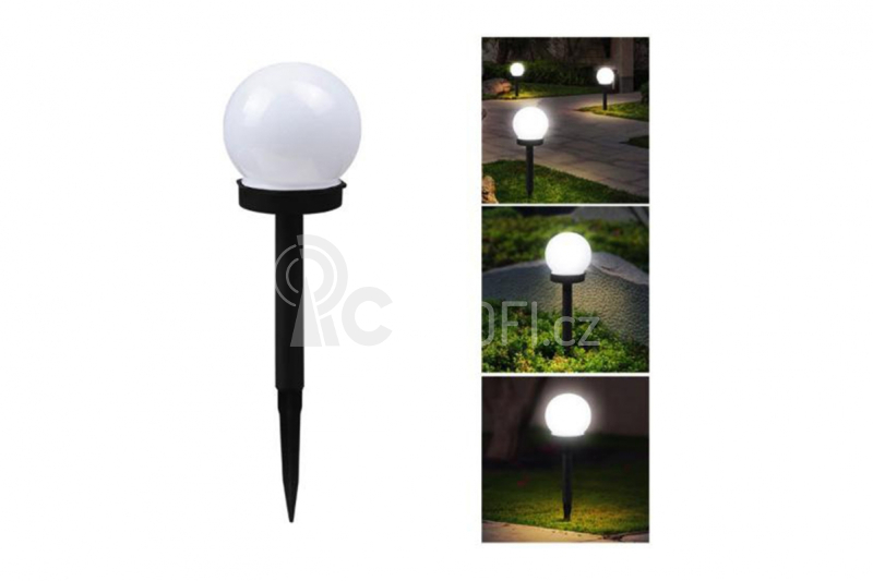 Solar Garden Ball LED Light (3ks)(vč. Aku)