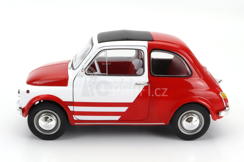 Solido Fiat 500 Robe Di Kappa 1965 1:18 Červená Bílá