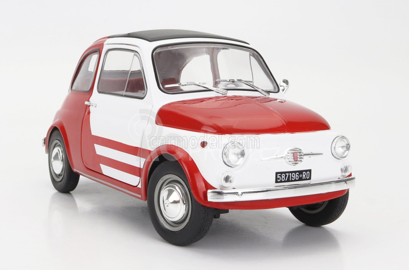 Solido Fiat 500 Robe Di Kappa 1965 1:18 Červená Bílá