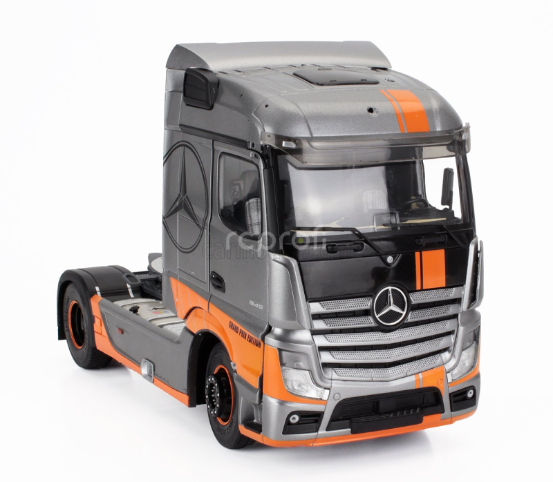 Solido Mercedes benz Actros 2 Tractor Truck 2-assi Gran Prix Edition 2019 1:24 Šedo Oranžová
