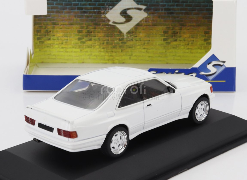 Solido Mercedes benz S-class 560sec Amg (c126) Wide Body 1990 1:43 Bílá