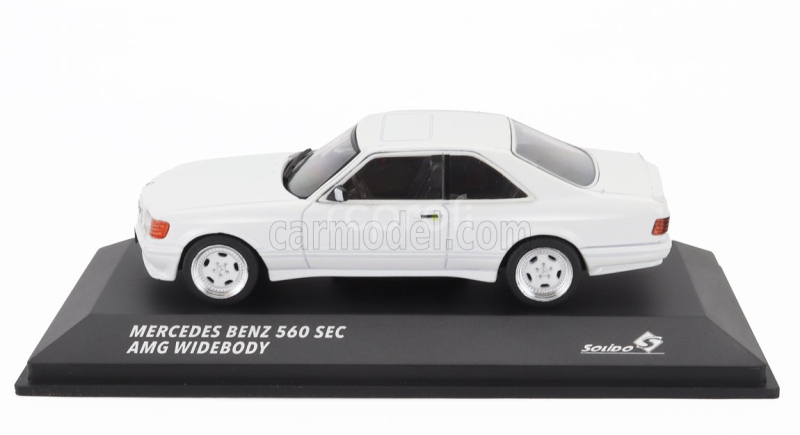 Solido Mercedes benz S-class 560sec Amg (c126) Wide Body 1990 1:43 Bílá