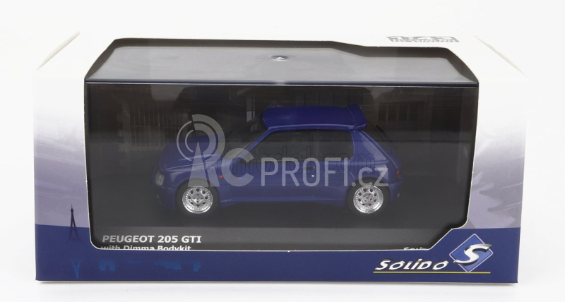 Solido Peugeot 205 Gti Dimma Body Kit 1988 1:43 Blue