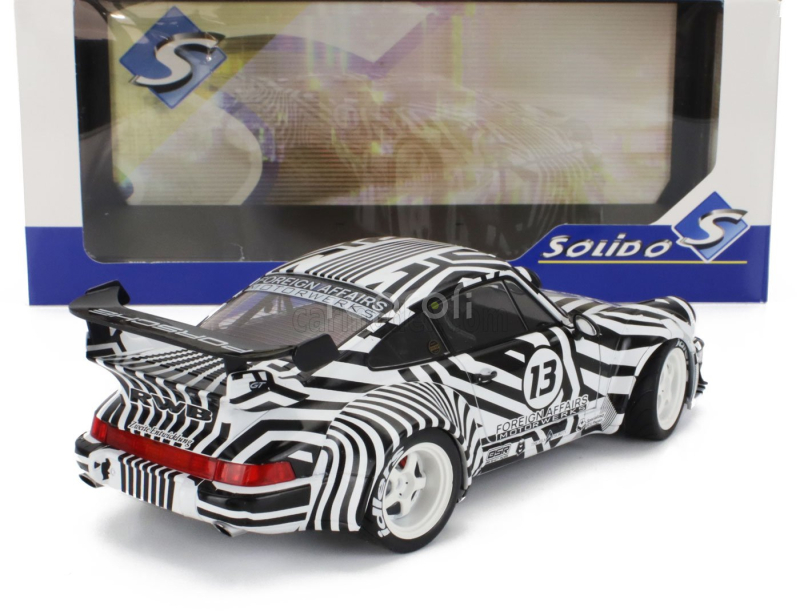 Solido Porsche 911 964 Rwb N 13 Body Kit The Zebra 1994 1:18 Bílá Černá