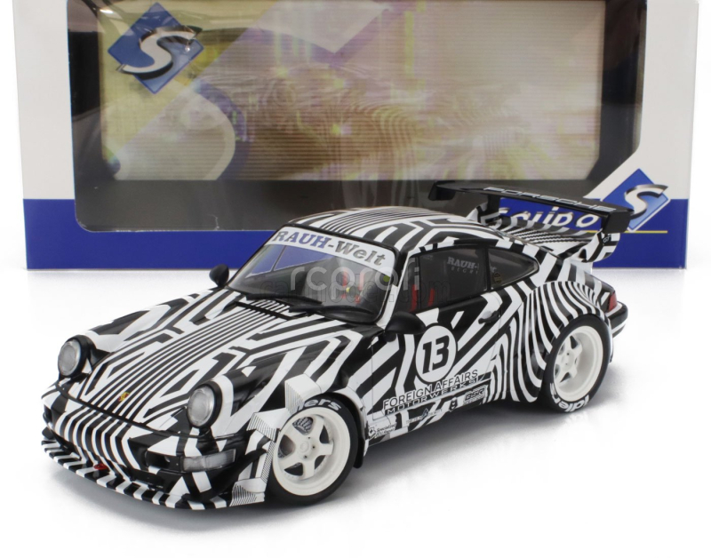 Solido Porsche 911 964 Rwb N 13 Body Kit The Zebra 1994 1:18 Bílá Černá