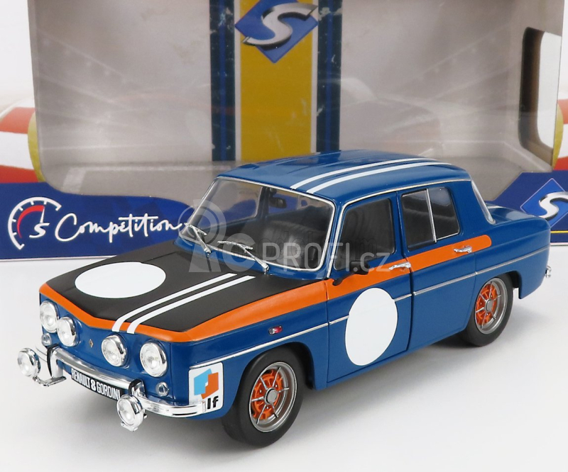 Solido Renault R8 Gordini 1300 1967 1:18 Světle Modrá Oranžová