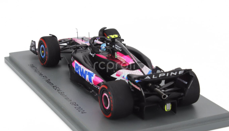 Spark-model Alpine F1  A524 Team Bwt Alpine N 10 Bahrain Gp 2024 Pierre Gasly 1:43 Černá Modrá Růžová