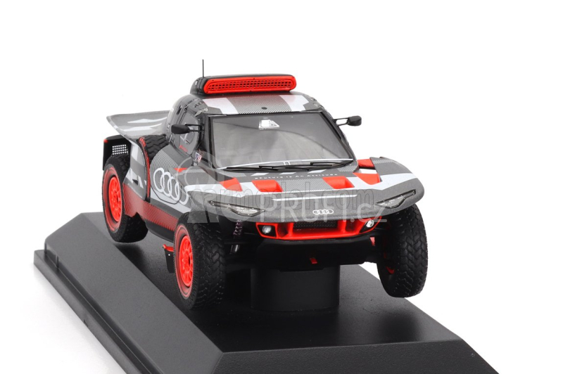 Spark-model Audi Q E-tron Rs E2 Team Audi Sport N 0 Presentation Rally Dakar 2022 1:43 Šedá Stříbrná Černá