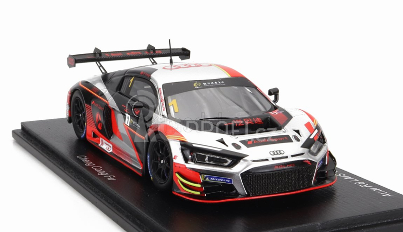 Spark-model Audi R8 Lms Gt3 Team Faw Audi Racing Team N 1 Gt Cup Macau 2022 Cheng Cong Fu 1:43 Bílá Oranžová Černá