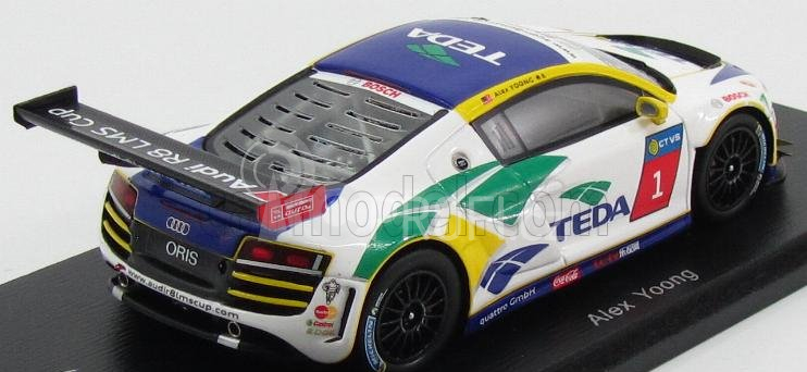 Spark-model Audi R8 Lms N 1 Asia Cup Champion 2015 Alex Yoong 1:43 Bílá Modrá Červená