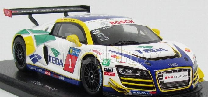 Spark-model Audi R8 Lms N 1 Asia Cup Champion 2015 Alex Yoong 1:43 Bílá Modrá Červená