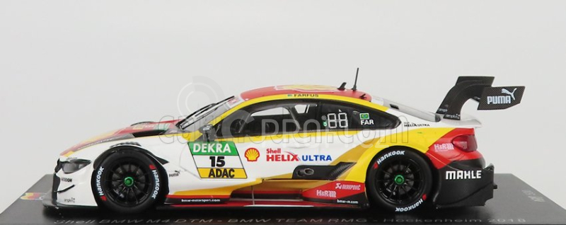 Spark-model BMW 4-series M4 Bmw Team Rmg N 15 Dtm Hockenheim 2018 A.farfus 1:43 Bílá Červená Žlutá
