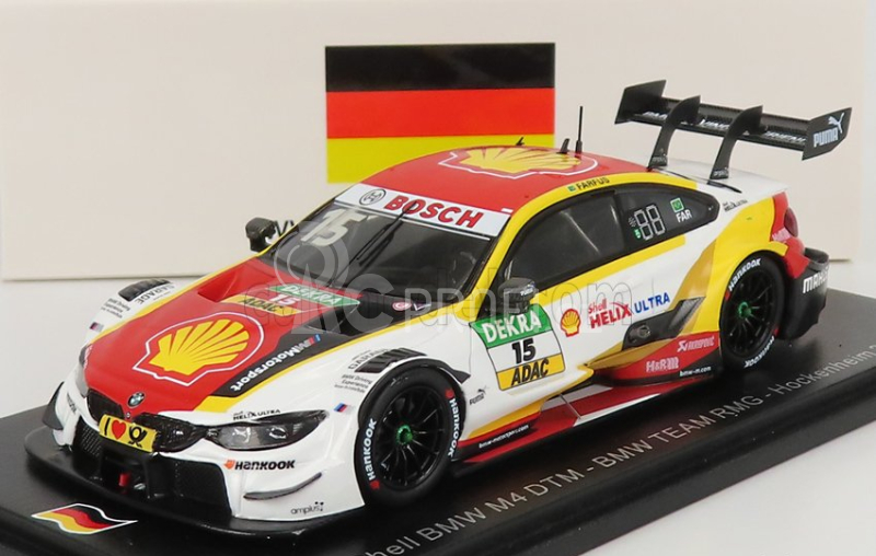 Spark-model BMW 4-series M4 Bmw Team Rmg N 15 Dtm Hockenheim 2018 A.farfus 1:43 Bílá Červená Žlutá