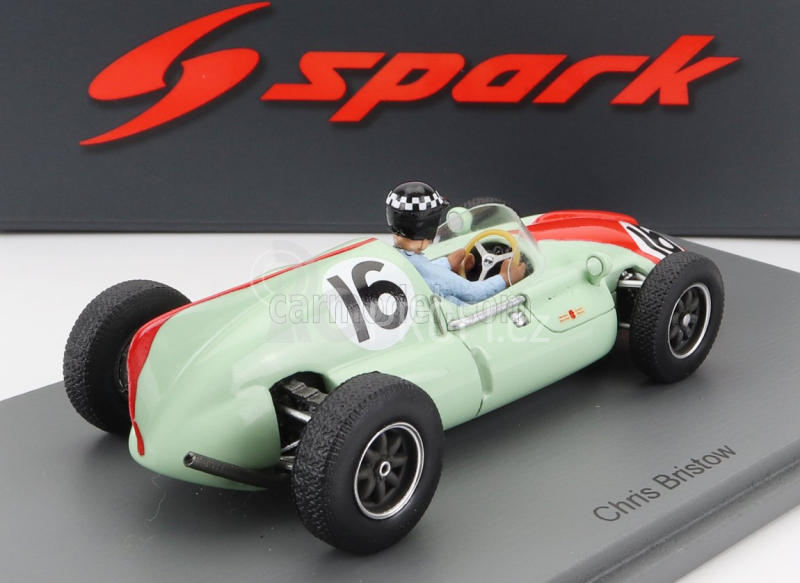 Spark-model Cooper F1  T51 N 16 Monaco Gp 1960 C.bristow 1:43 Světle Zelená Červená