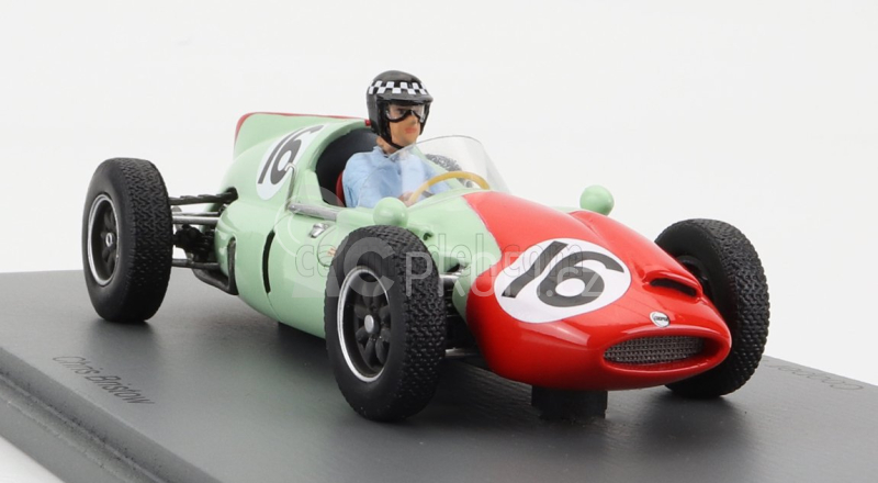 Spark-model Cooper F1  T51 N 16 Monaco Gp 1960 C.bristow 1:43 Světle Zelená Červená