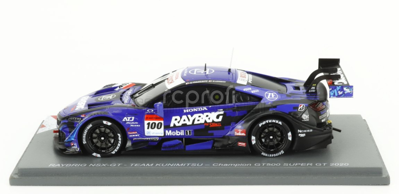 Spark-model Honda Nsx-gt Team Stanley Kunimitsu N 100 Gt500 Class Super Gt 2020 Naoki Yamamoto - Tadasuke Makino 1:43 Modrá Černá