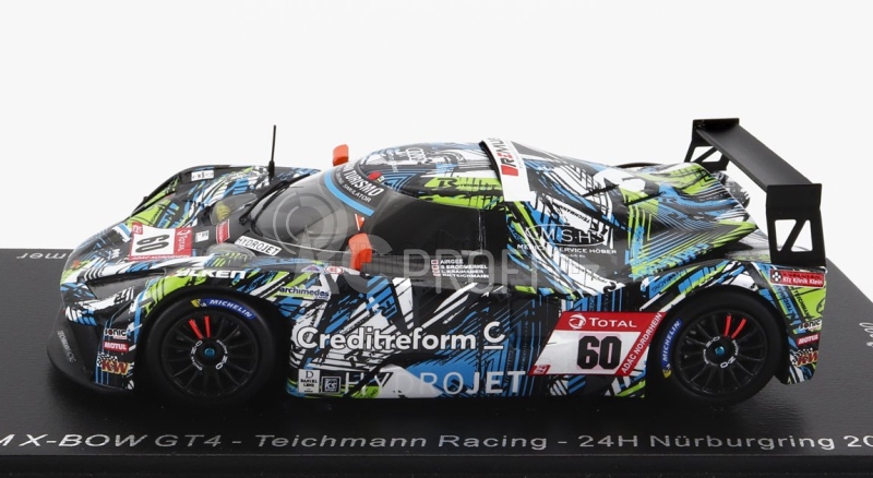Spark-model KTM X-bow Gt4 Team Teichmann Racing N 60 24h Nurburgring 2021 S.brodmerkel - K.teichmann - E.kara Osman - L.kraihamer 1:43 Různé