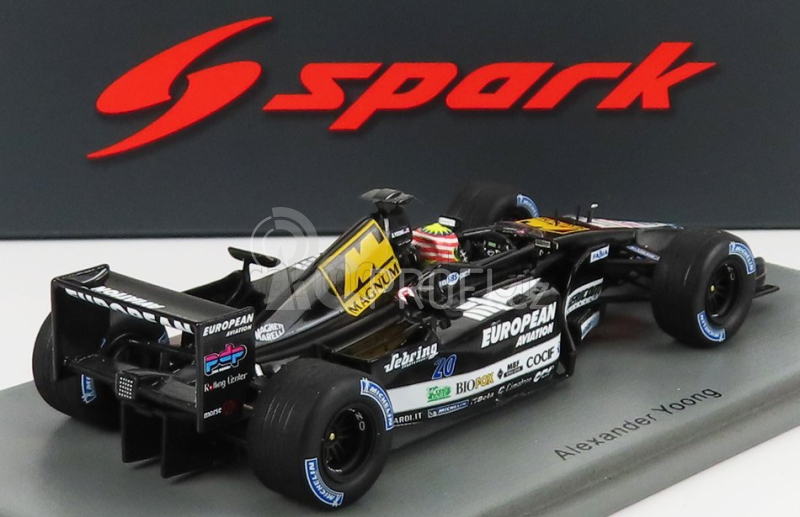 Spark-model Minardi F1  Ps01 Team European N 20 Season 2001 Alexander Yoong 1:43 Černá Bílá