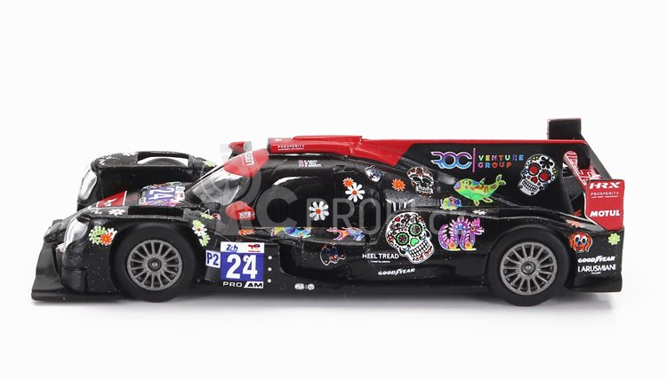 Spark-model Oreca Gibson 07 Gk428 4.2l V8 Team Nielsen Racing N 24 24h Le Mans 2022 R.sales - M.bell - B.hanley 1:64 Černá Červená