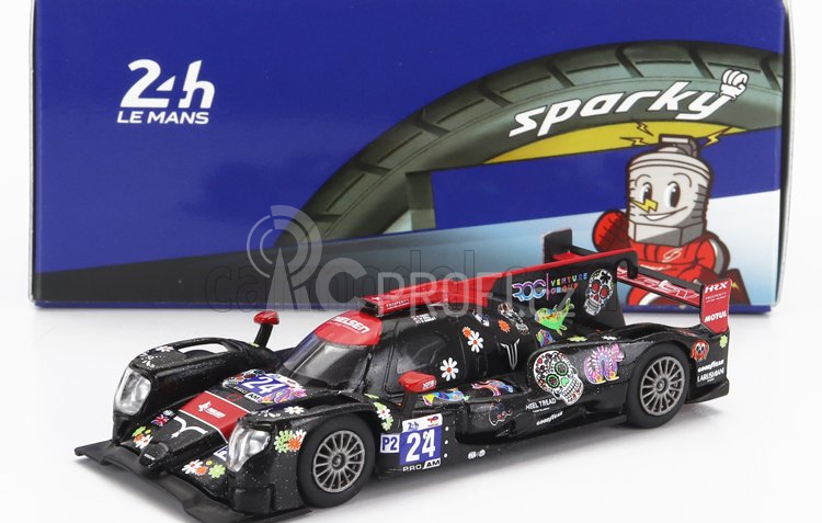 Spark-model Oreca Gibson 07 Gk428 4.2l V8 Team Nielsen Racing N 24 24h Le Mans 2022 R.sales - M.bell - B.hanley 1:64 Černá Červená