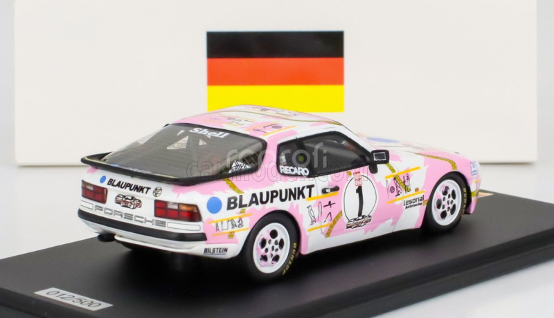 Spark-model Porsche 944 Turbo N 1 Cup 1987 1:43 Růžová Bílá