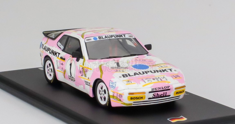 Spark-model Porsche 944 Turbo N 1 Cup 1987 1:43 Růžová Bílá