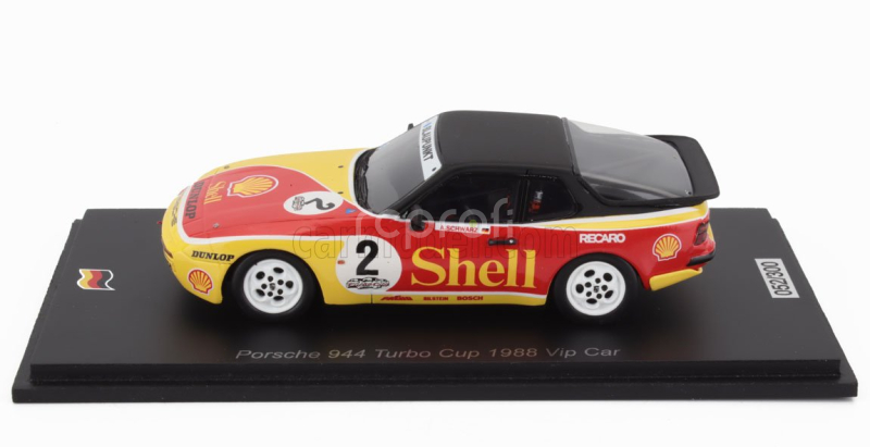 Spark-model Porsche 944 Turbo N 16 Shell Turbo Cup Germany 1988 Armin Schwarz 1:43 Žlutá Červená Černá