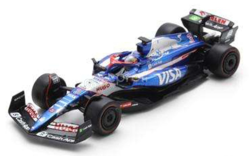 Spark-model Racing bulls F1 Vcarb-01 Team Visa Cash App N 3 Season 2024 Daniel Ricciardo 1:64 Modrá Bílá