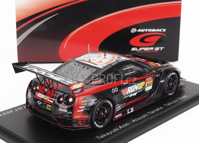 Spark-model Toyota Gt-r Team Tomei Sport N 360 Gt300 Class Super Gt 2023 T.aoki - A.tanaka - T.otaki 1:43 Šedá Červená