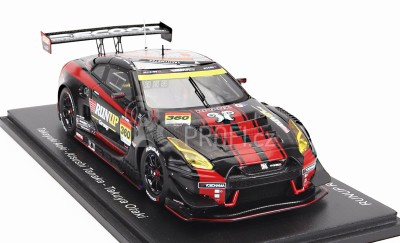 Spark-model Toyota Gt-r Team Tomei Sport N 360 Gt300 Class Super Gt 2023 T.aoki - A.tanaka - T.otaki 1:43 Šedá Červená