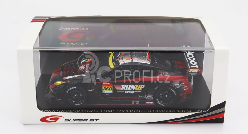 Spark-model Toyota Gt-r Team Tomei Sport N 360 Gt300 Class Super Gt 2023 T.aoki - A.tanaka - T.otaki 1:43 Šedá Červená