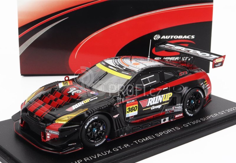 Spark-model Toyota Gt-r Team Tomei Sport N 360 Gt300 Class Super Gt 2023 T.aoki - A.tanaka - T.otaki 1:43 Šedá Červená