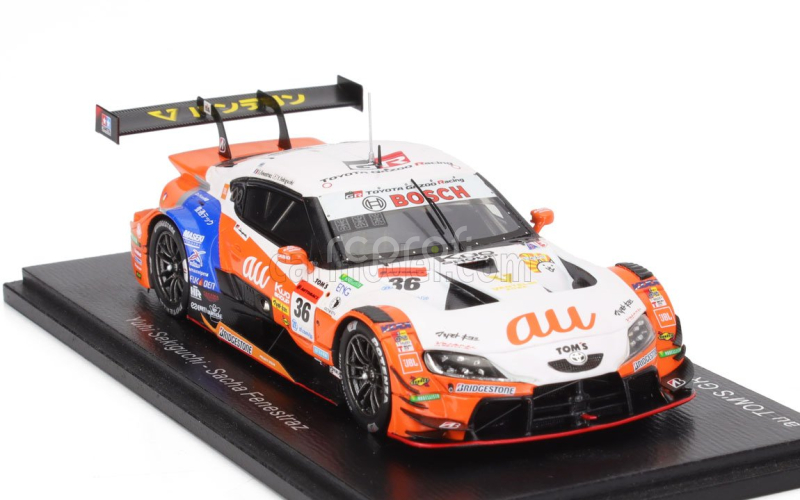 Spark-model Toyota Supra Gr Team Tgr N 36 Gt500 Class Gt500 Super Gt 2020 Yuhi Sekiguchi - Sacha Fenestraz 1:43 Oranžová Bílá