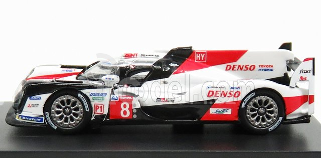 Spark-model Toyota Ts050 Hybrid Team Toyota Gazoo Racing N 8 Winner 24h Le Mans 2019 S.buemi - K.nakajima - F.alonso 1:87 Bílá Červená Černá