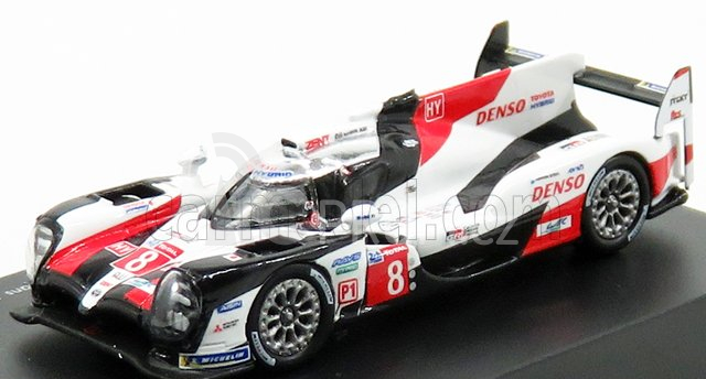 Spark-model Toyota Ts050 Hybrid Team Toyota Gazoo Racing N 8 Winner 24h Le Mans 2019 S.buemi - K.nakajima - F.alonso 1:87 Bílá Červená Černá