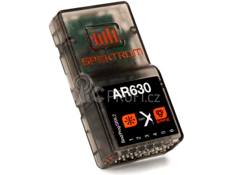 Spektrum přijímač AR630 6CH AS3X/SAFE