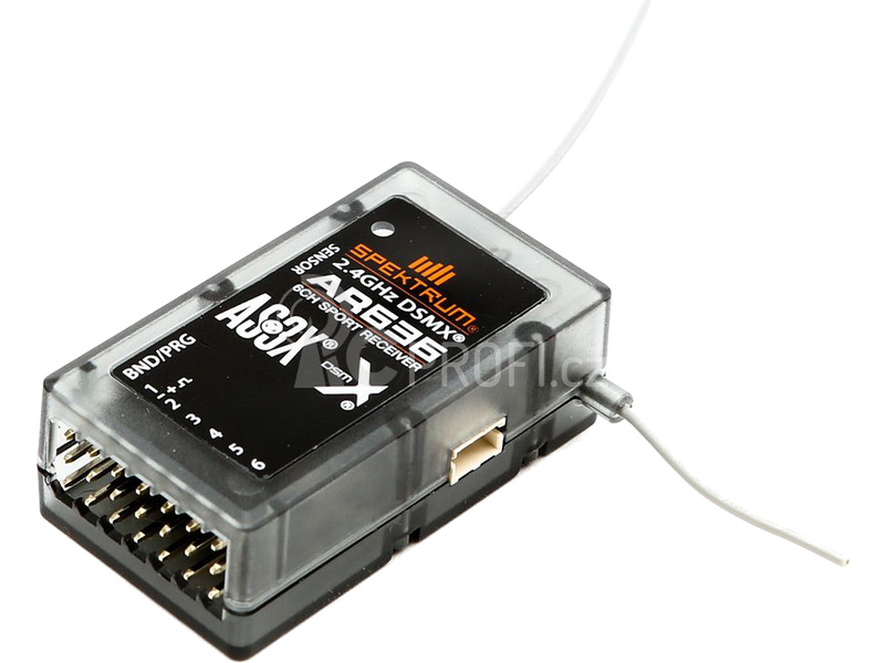 Spektrum přijímač AR636 DSM2/DSMX 6CH AS3X Sport