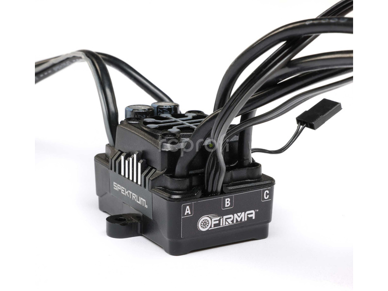 Spektrum regulátor střídavý Smart Firma 130A Black Edition 2-4S: LMT 2.0