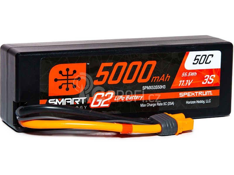 Spektrum Smart G2 LiPo 11.1V 5000mAh 50C HC IC3