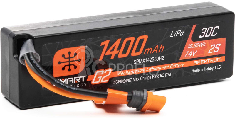Spektrum Smart G2 LiPo 7.4V 1400mAh 30C IC2
