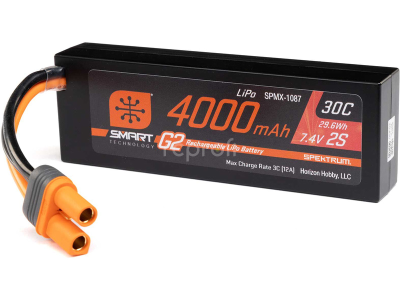 Spektrum Smart G2 LiPo 7.4V 4000mAh 30C IC5