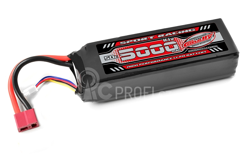 Sport Racing 50C - 5000mAh - 3S - 11,1V - T-Plug - Semi-Soft case