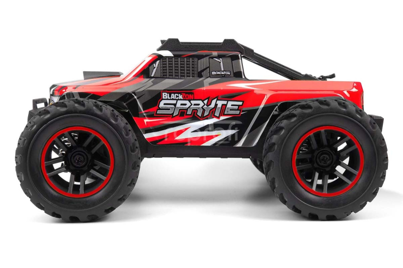 RC auto Spryte MT 1/20 4WD Electric Monster Truck, červená